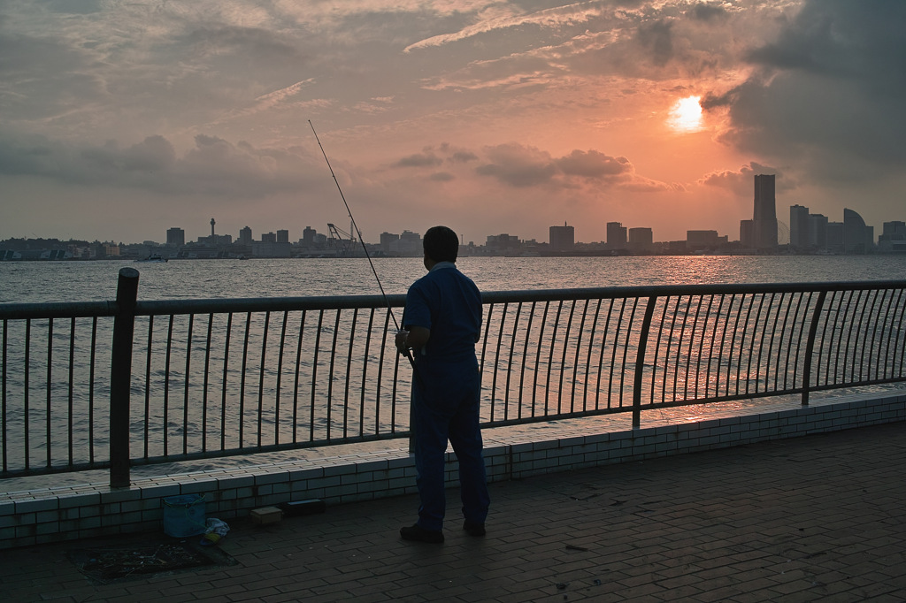 ここ、釣り禁止だよ。ちなみに。