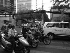 運転中