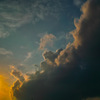 雲も照らされて生きてるのだ。アホなりに。
