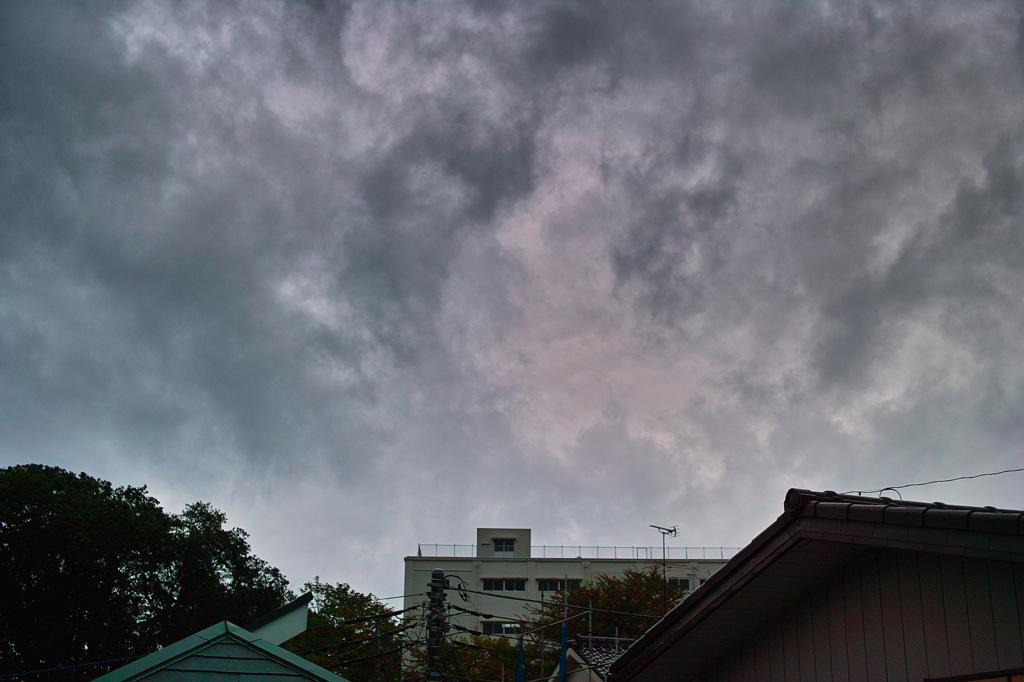 台風前の。。。
