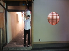 提灯の人