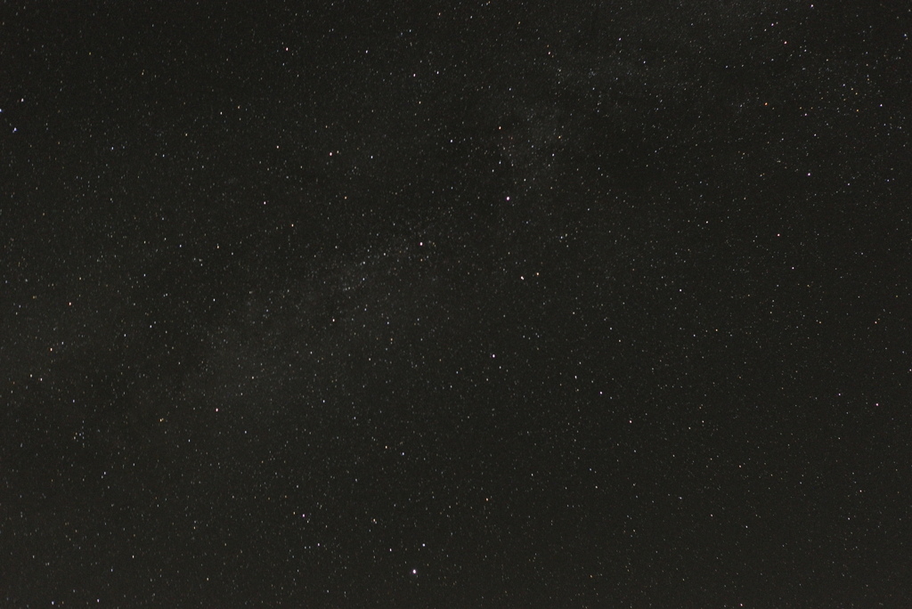 富士山須走５合目での星空