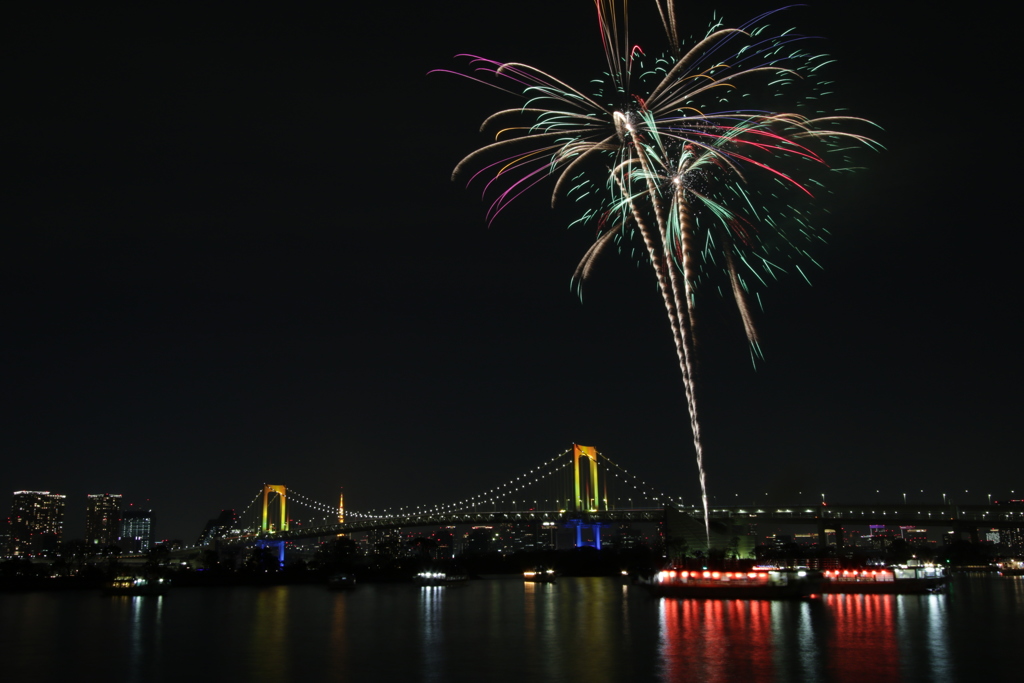 お台場レインボー花火2017