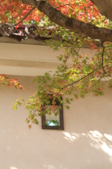 秋の唐津城　鉄砲窓