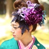 大胆な髪飾り