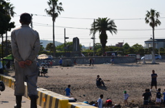 関東大震災慰霊碑とともに