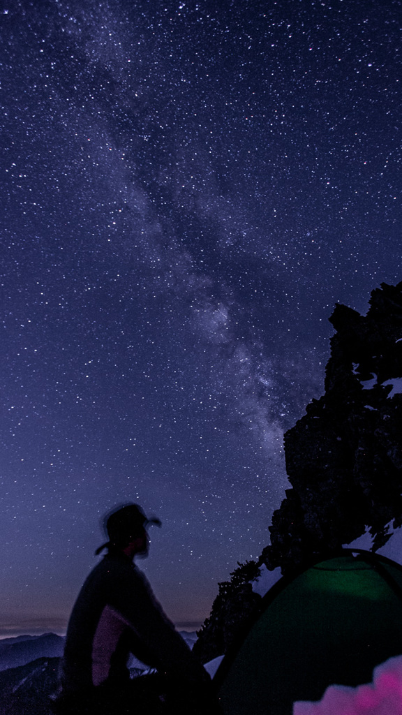 テント泊の夜