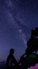 テント泊の夜