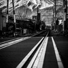 富士山へと続く線路