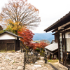 馬籠宿の紅葉