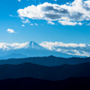 青空の中の富士
