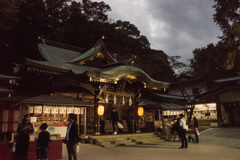 江島神社 夕暮れ