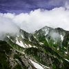 振り向いて立山