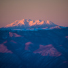 朝陽さす御嶽山