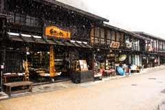 雪の奈良井宿