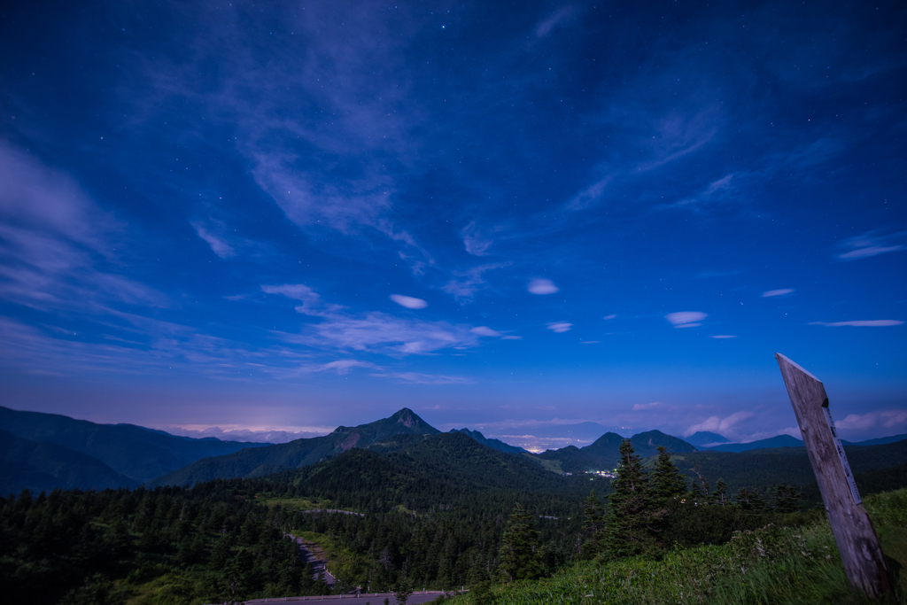 志賀高原の夜