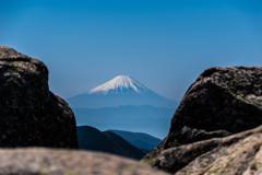 山頂からの富士