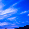 北アルプスの空