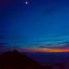 夕焼けの赤岳
