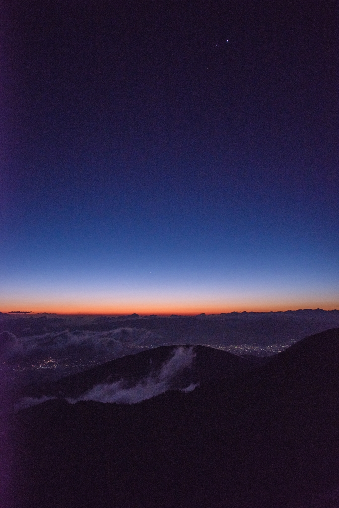 安曇野の朝