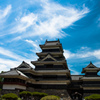 松本城の空