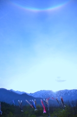 空に虹