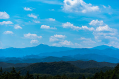 空と雲と大岳山