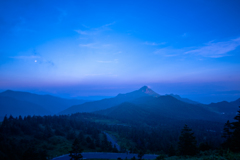 朝の笠ヶ岳