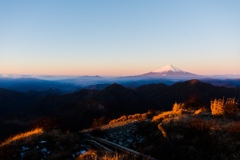 朝陽の中で