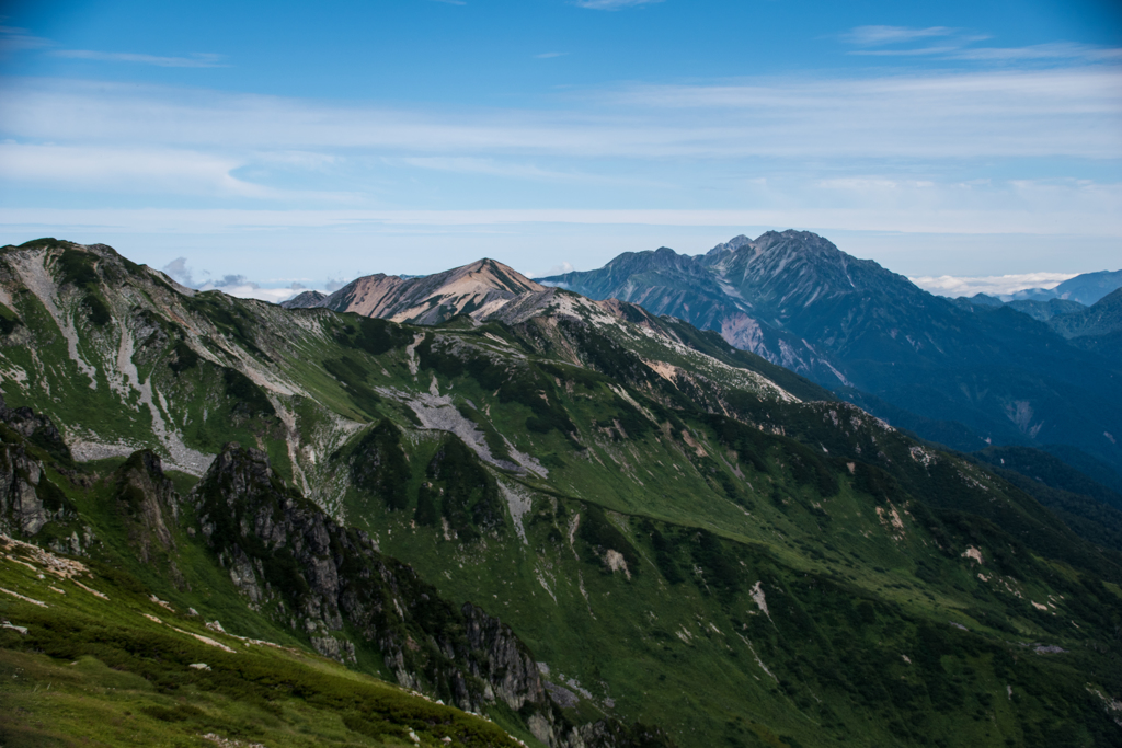 立山を望む