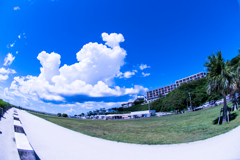 空と雲と