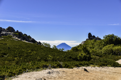 薬師岳山頂から