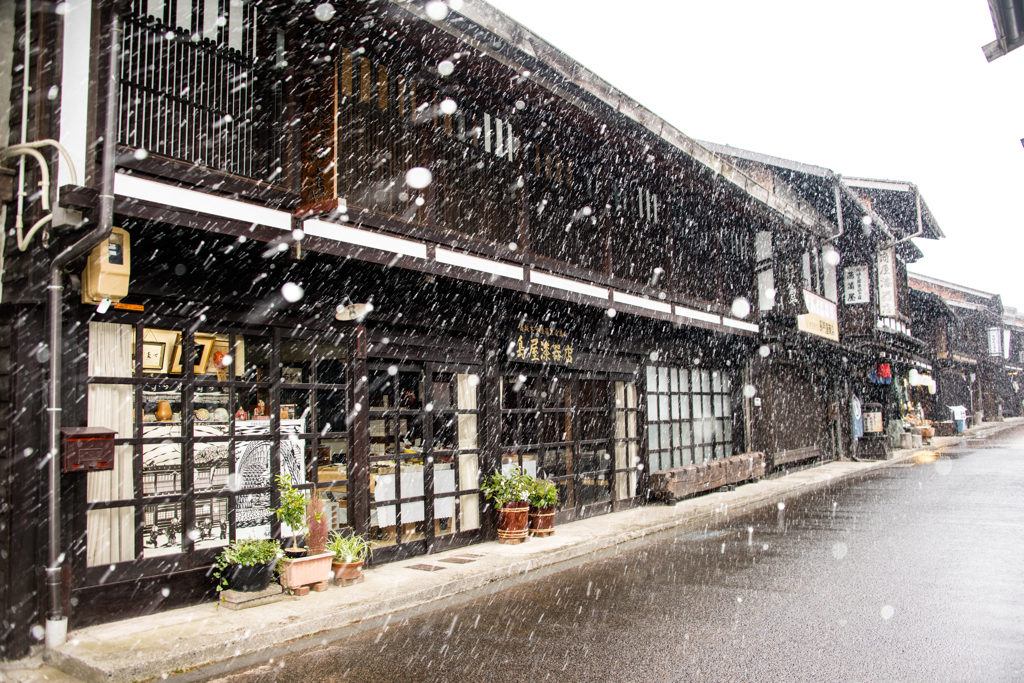 雪の中山道