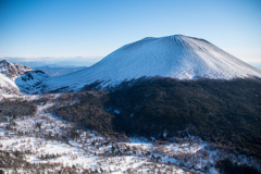 湯ノ平高原と浅間山