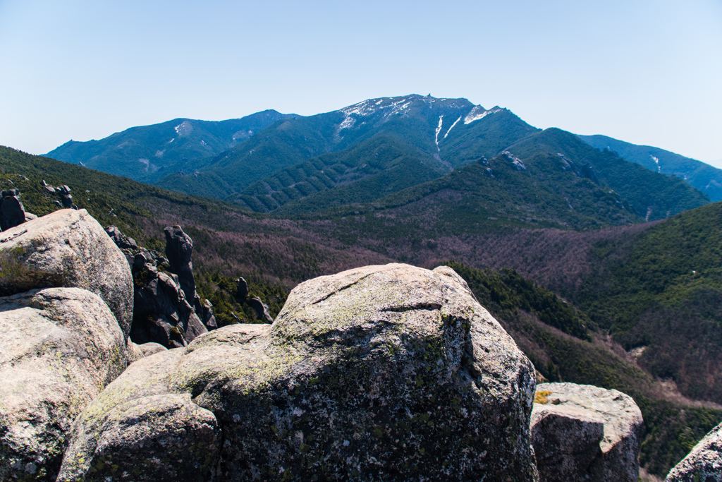 金峰山と国師ヶ岳