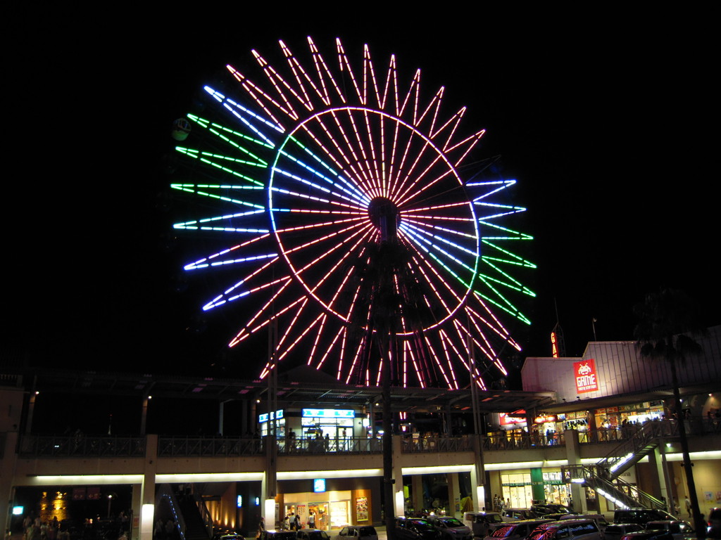 夜の観覧車