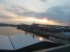 夕日