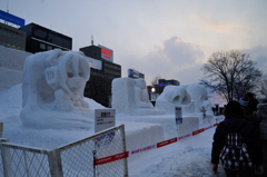 市民雪像③