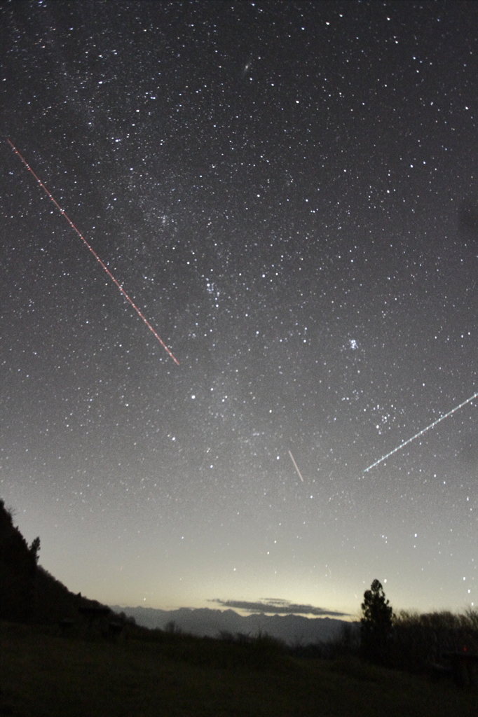 茶臼山の星空