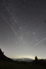 茶臼山の星空