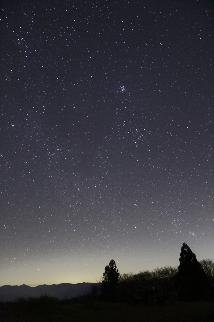 茶臼山の星空