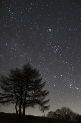 茶臼山の星空