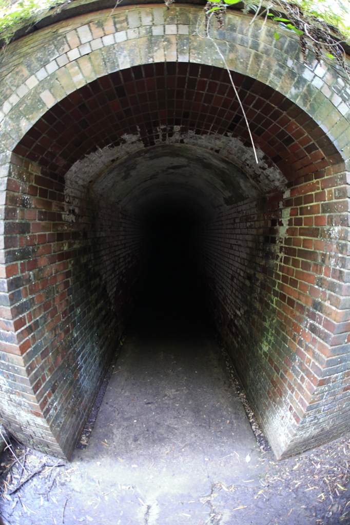友ヶ島第３砲台跡へのトンネル
