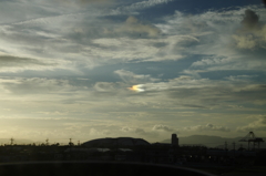 雲が見せるスペクトル