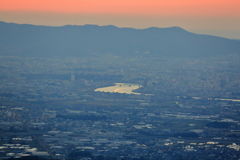 初日の出を待つ街