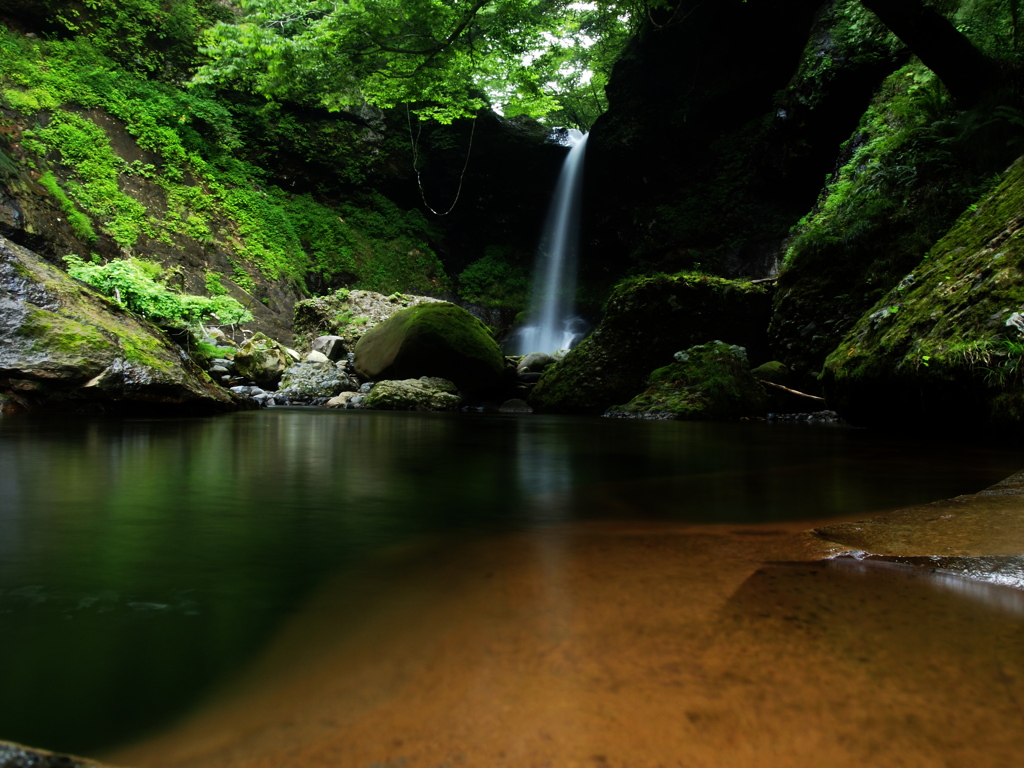 名取川渓流　姉滝