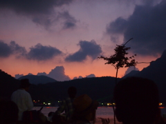 夏の夕暮れ