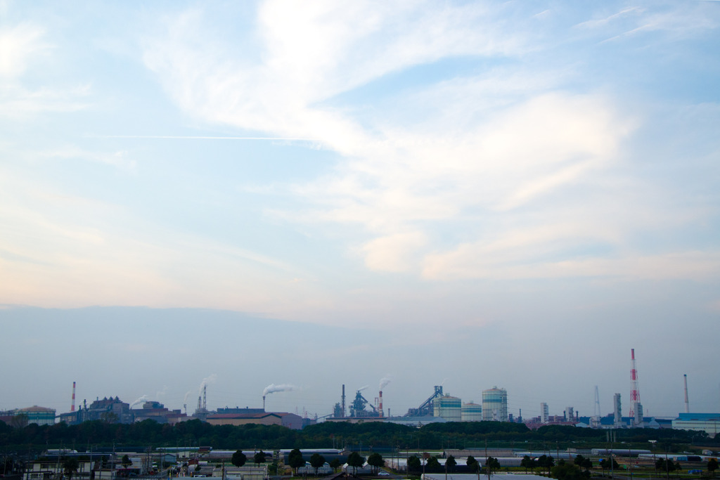 工場のある風景