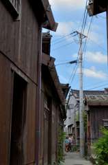 宿根木の町並み