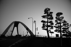 夕暮れのたつみ橋